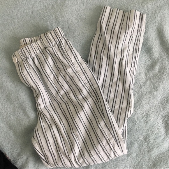 brandy melville blue and white stripe tilden pants - Picture 1 of 1